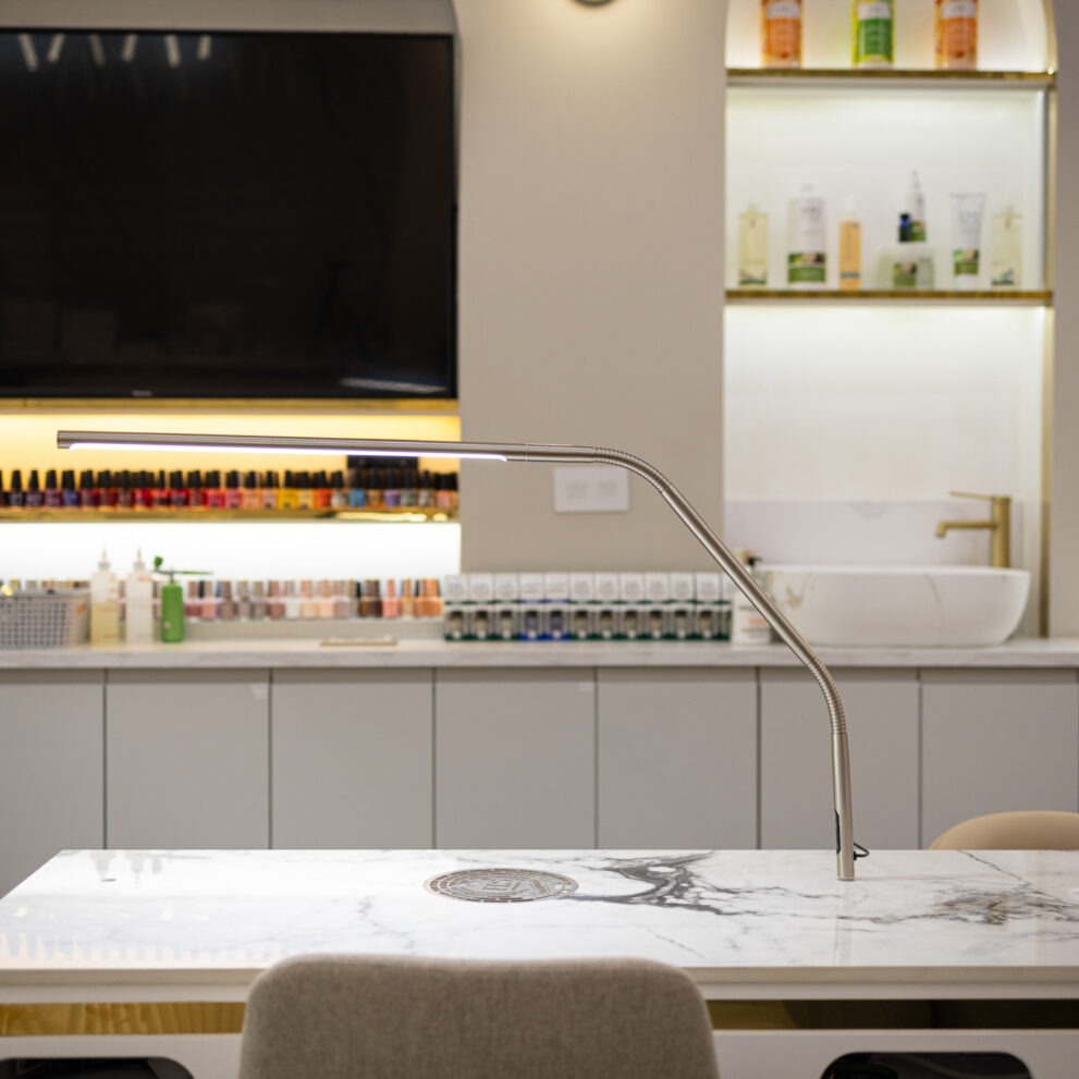 35109 Slimline 4 Table Lamp – Beauty – Brushed Steel_1