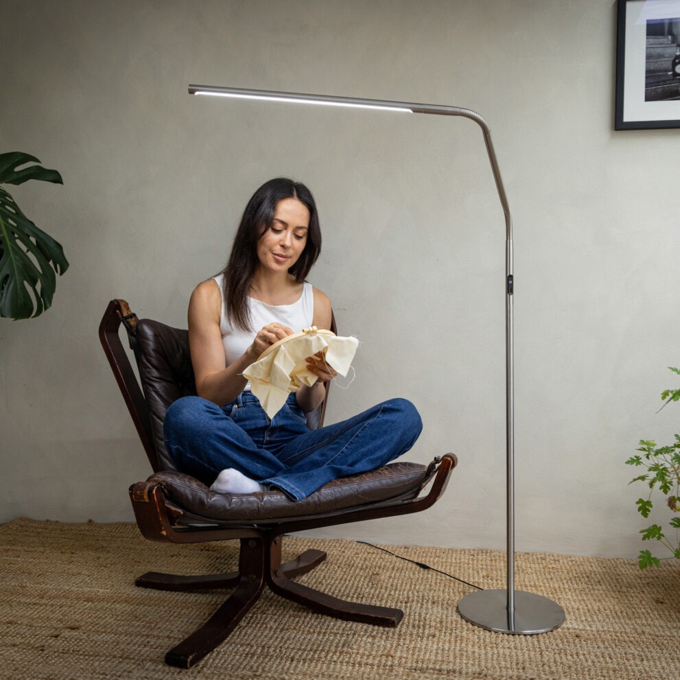 35119 Slimline 4 Floor Lamp – Brushed Steel_10