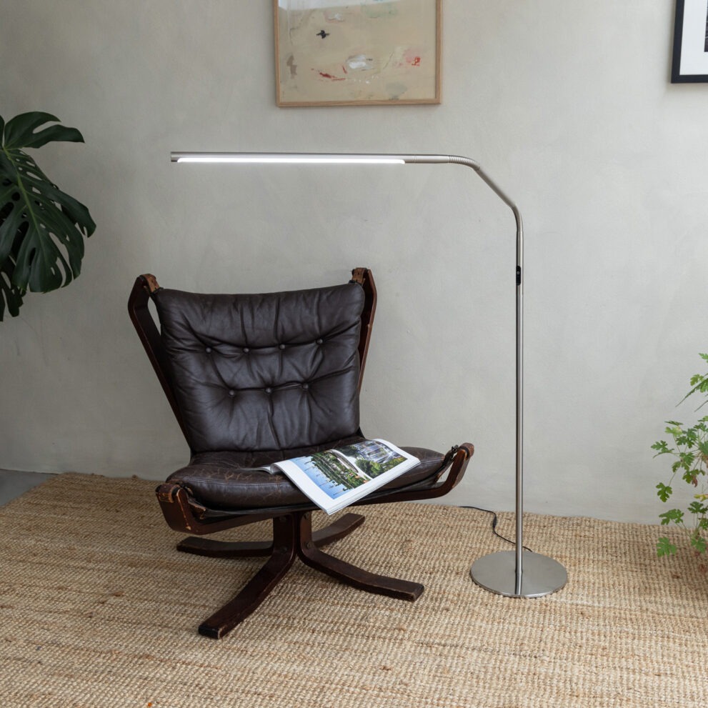 35119 Slimline 4 Floor Lamp – Brushed Steel_6