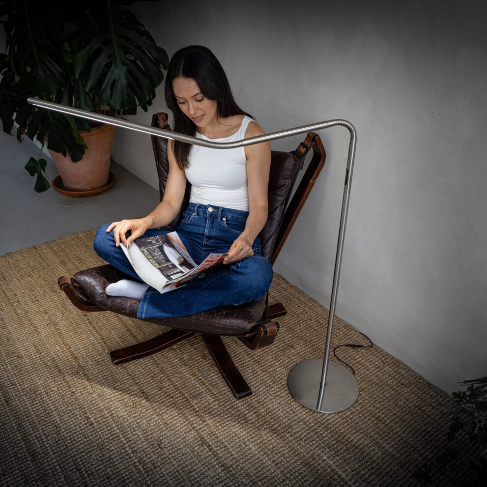 35119 Slimline 4 Floor Lamp – Brushed Steel_8