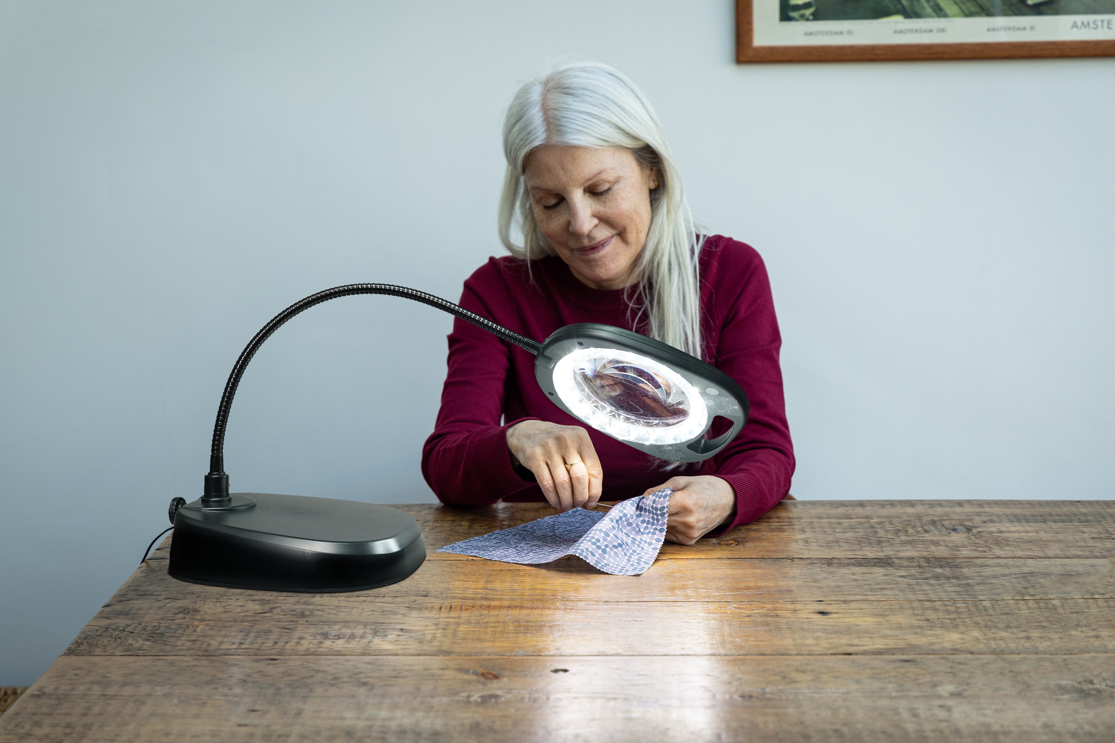 5" LED Magnifier Floor Lamp