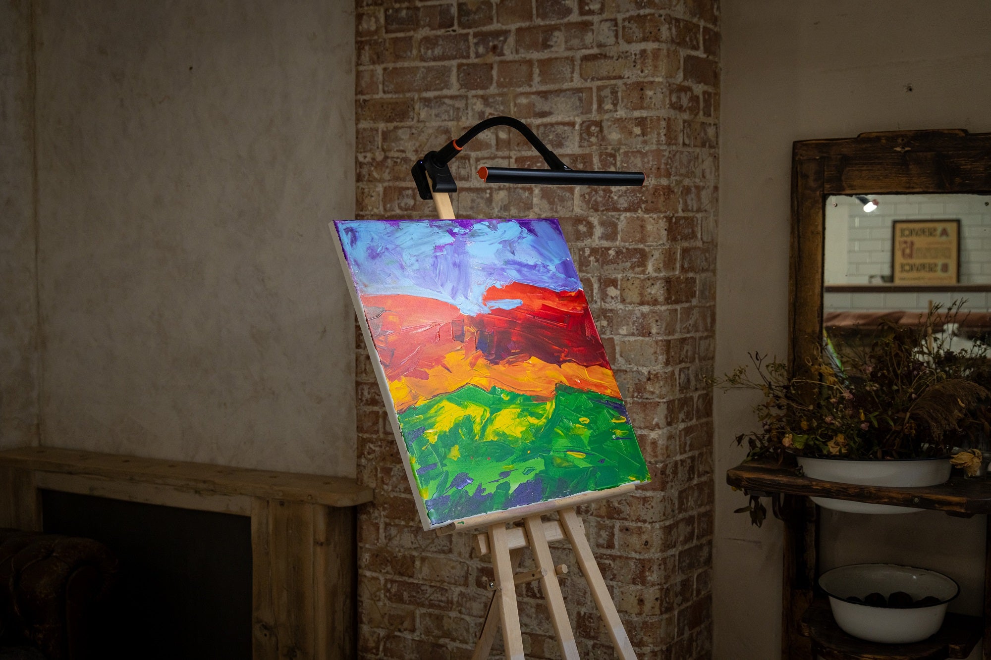 Easel Lamp Go