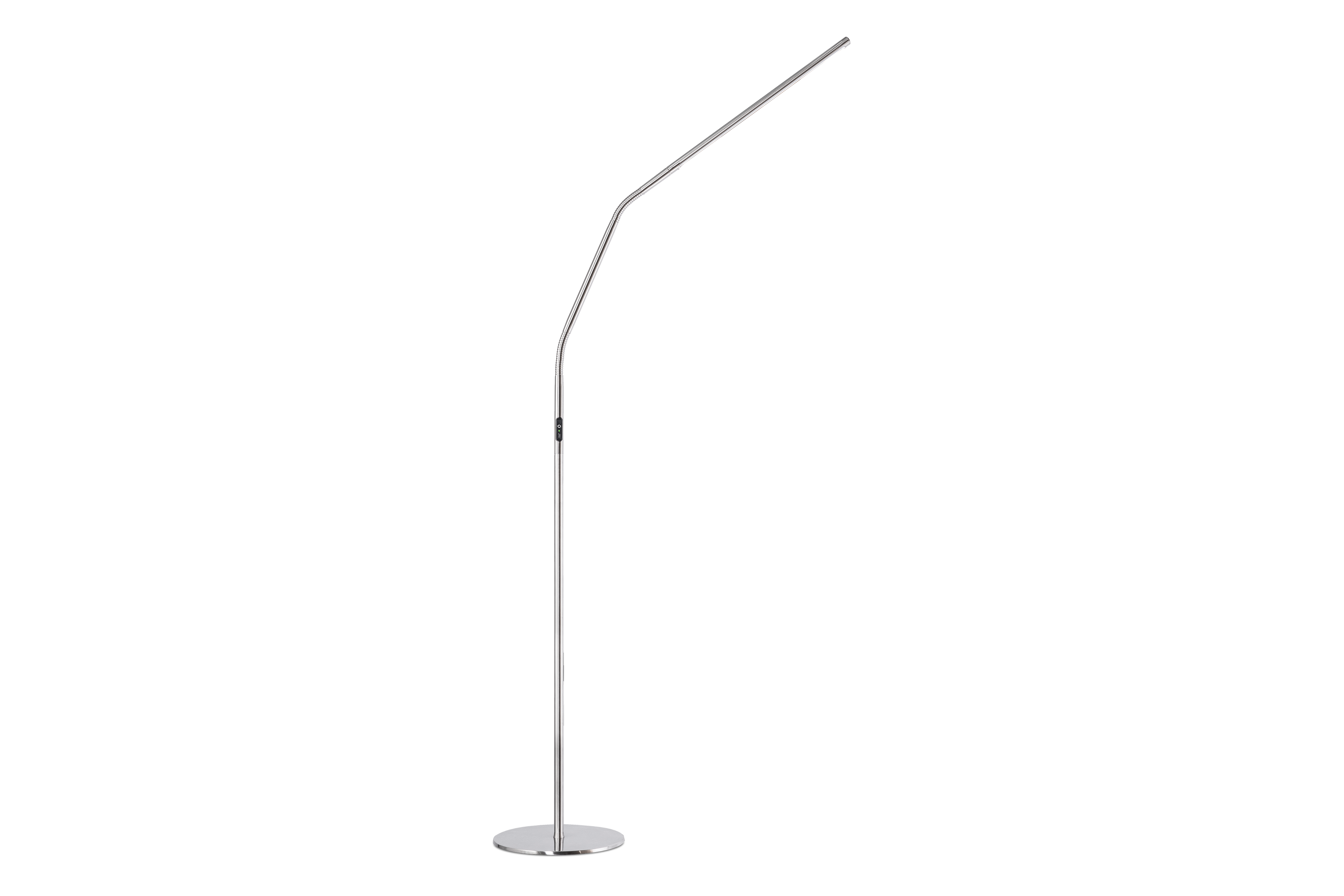 Slimline 4 Floor Lamp - Brushed Steel
