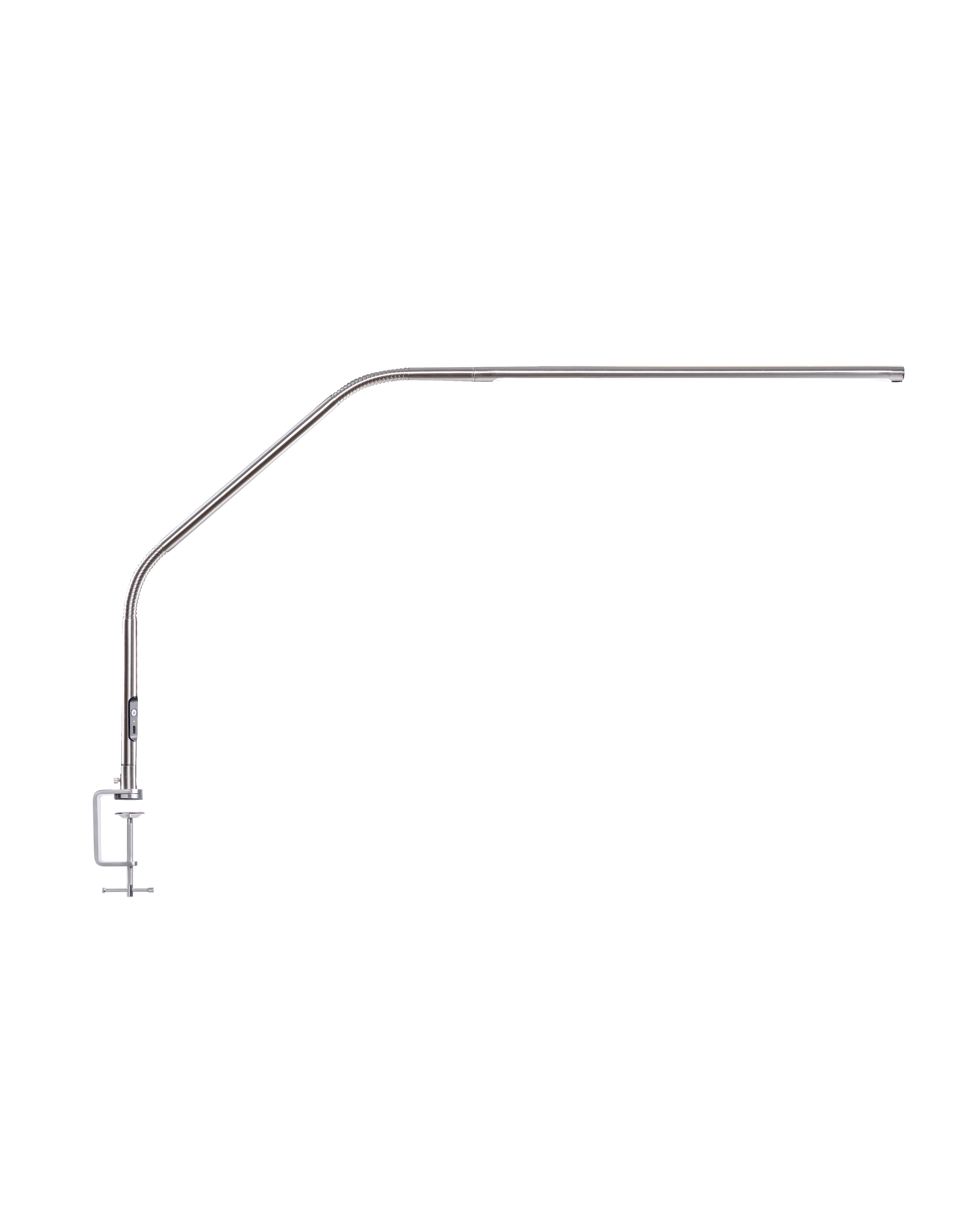 Slimline 4 Table Lamp – Brushed Steel