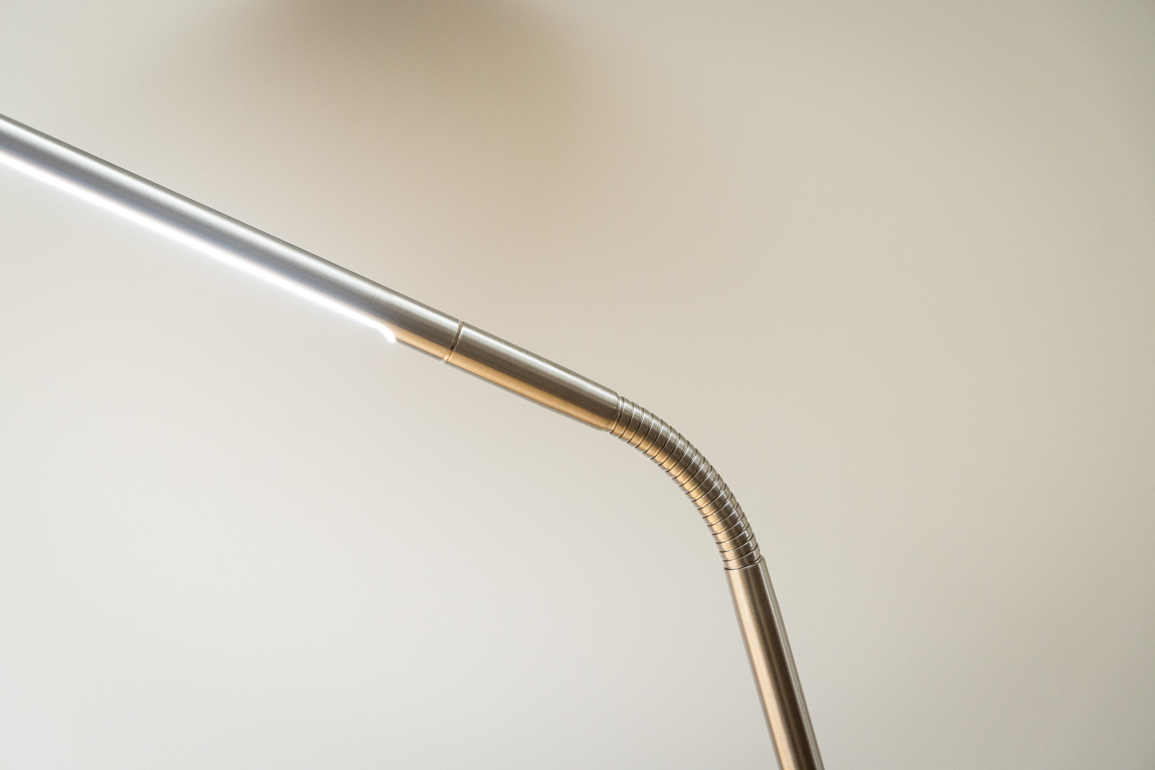 Slimline 4 Floor Lamp - Brushed Steel