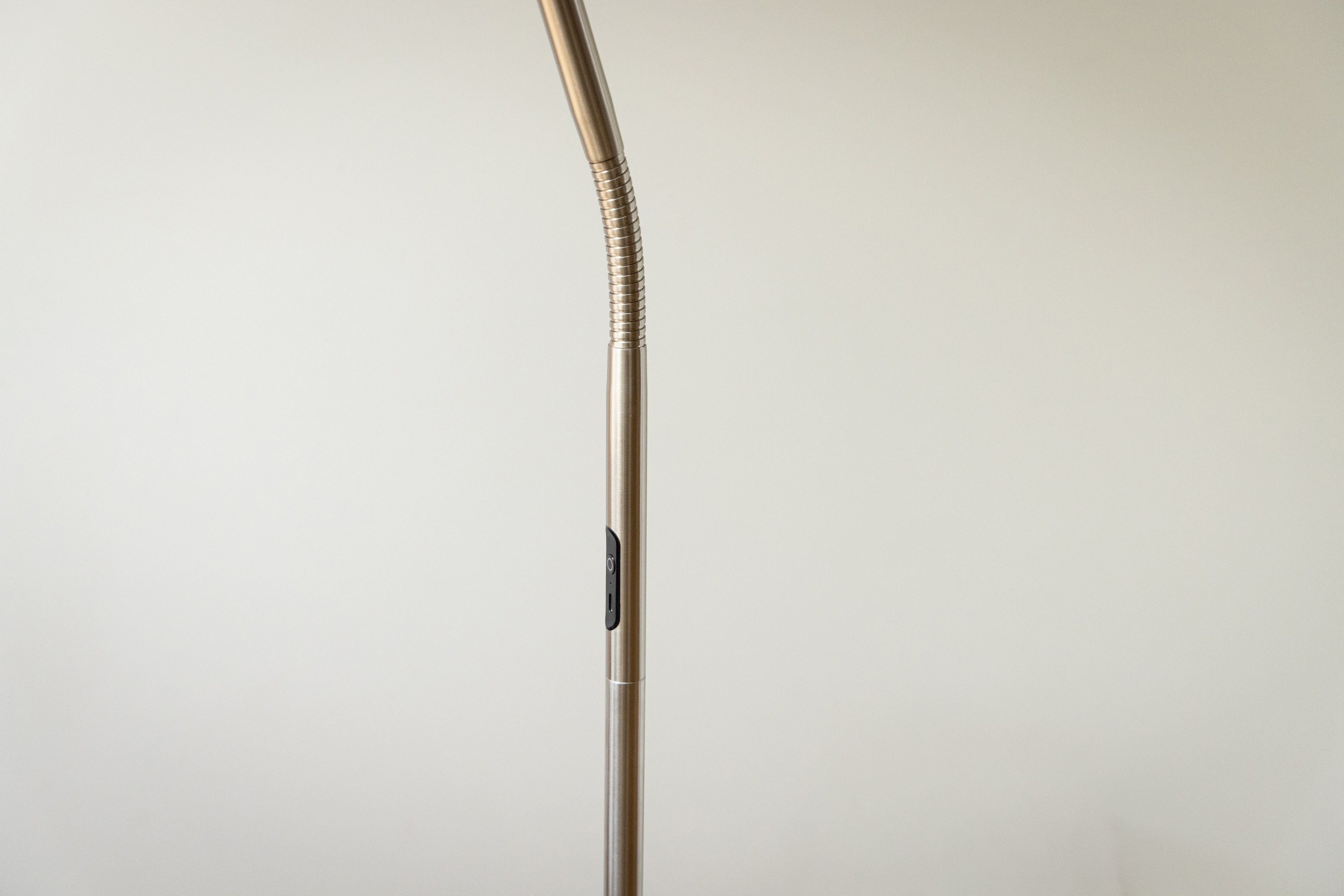 Slimline 4 Floor Lamp - Brushed Steel