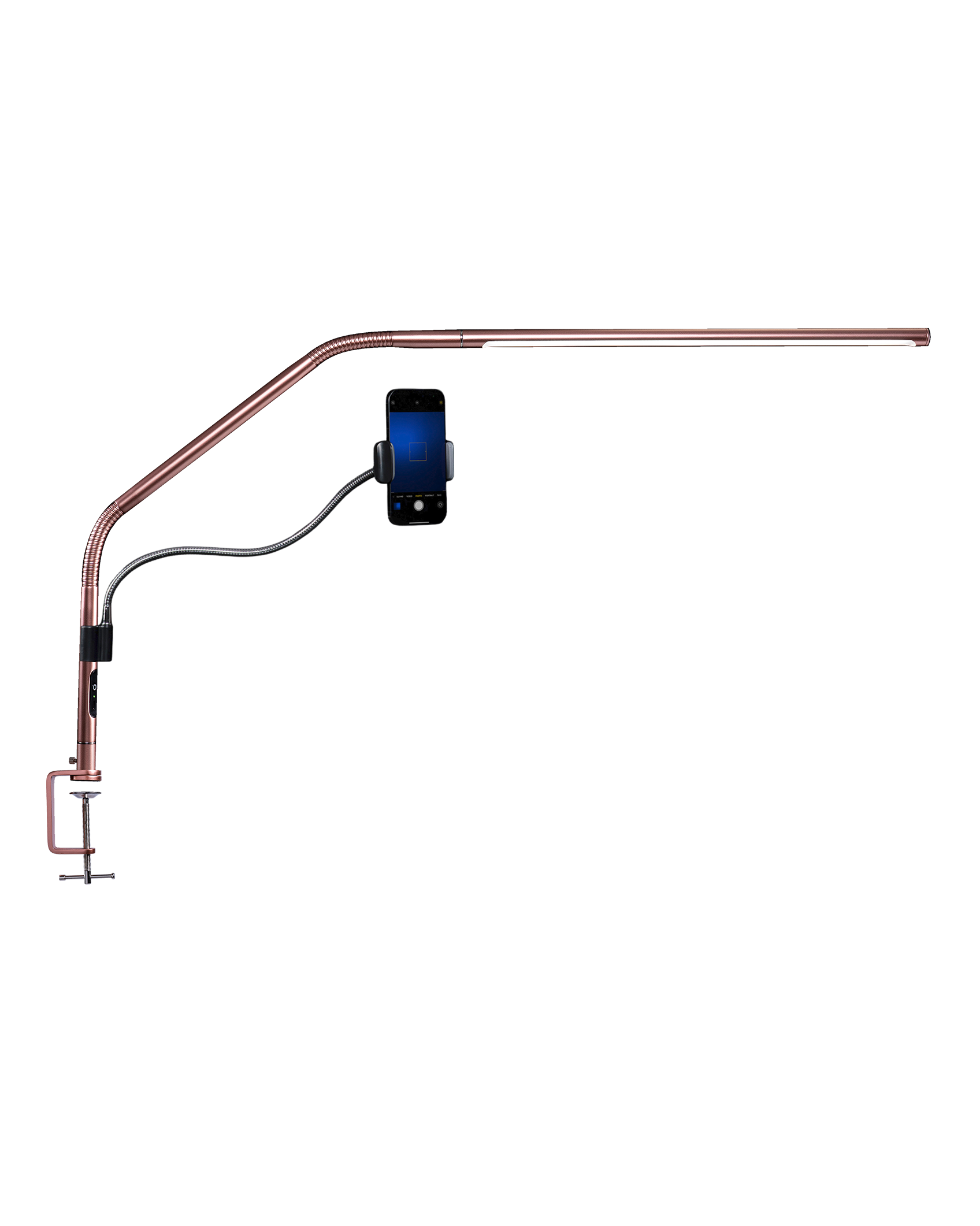 Slimline 4 Table (Rose Gold) & Phone Holder Bundle
