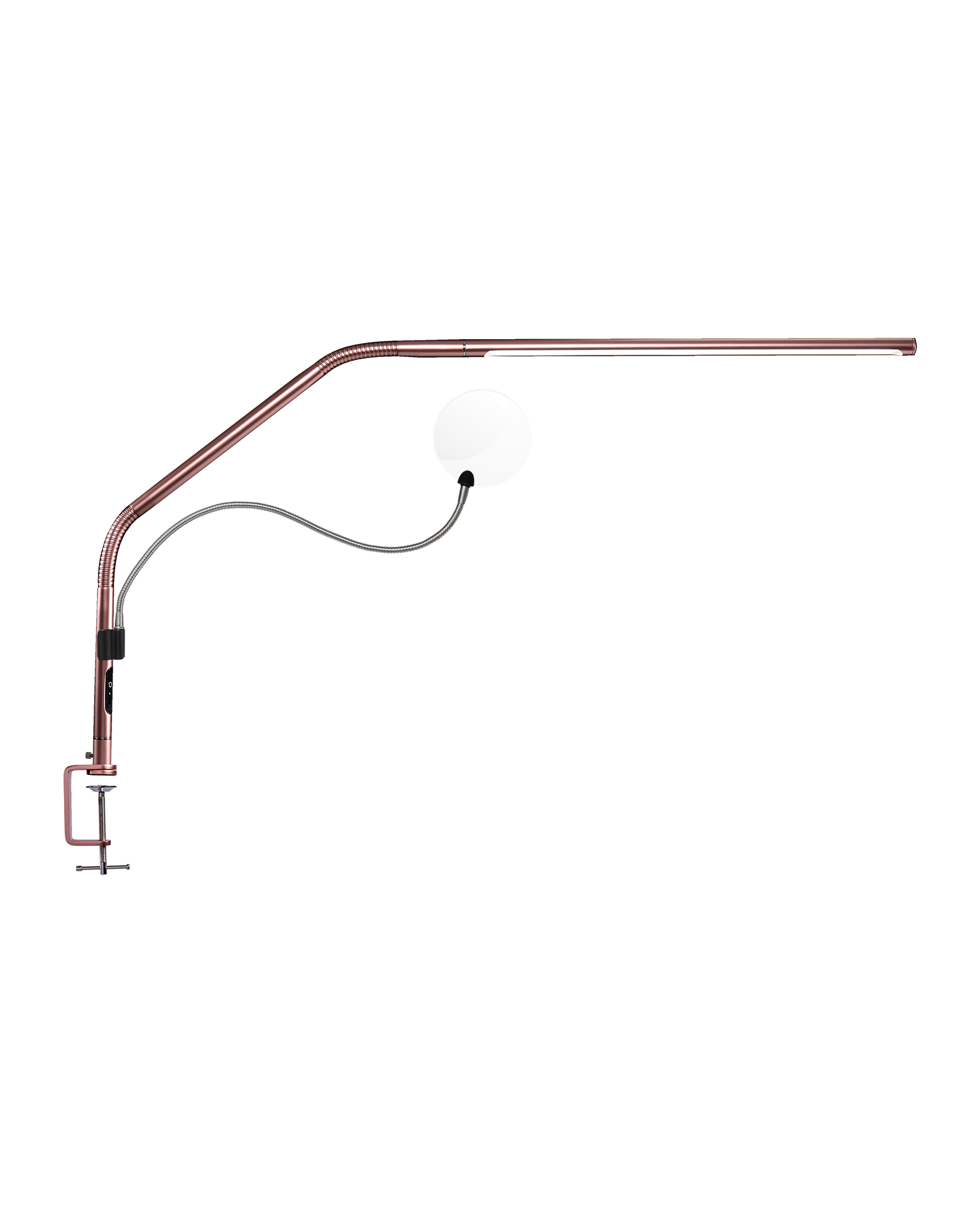 Slimline 4 Table (Rose Gold) & Magnifier Bundle