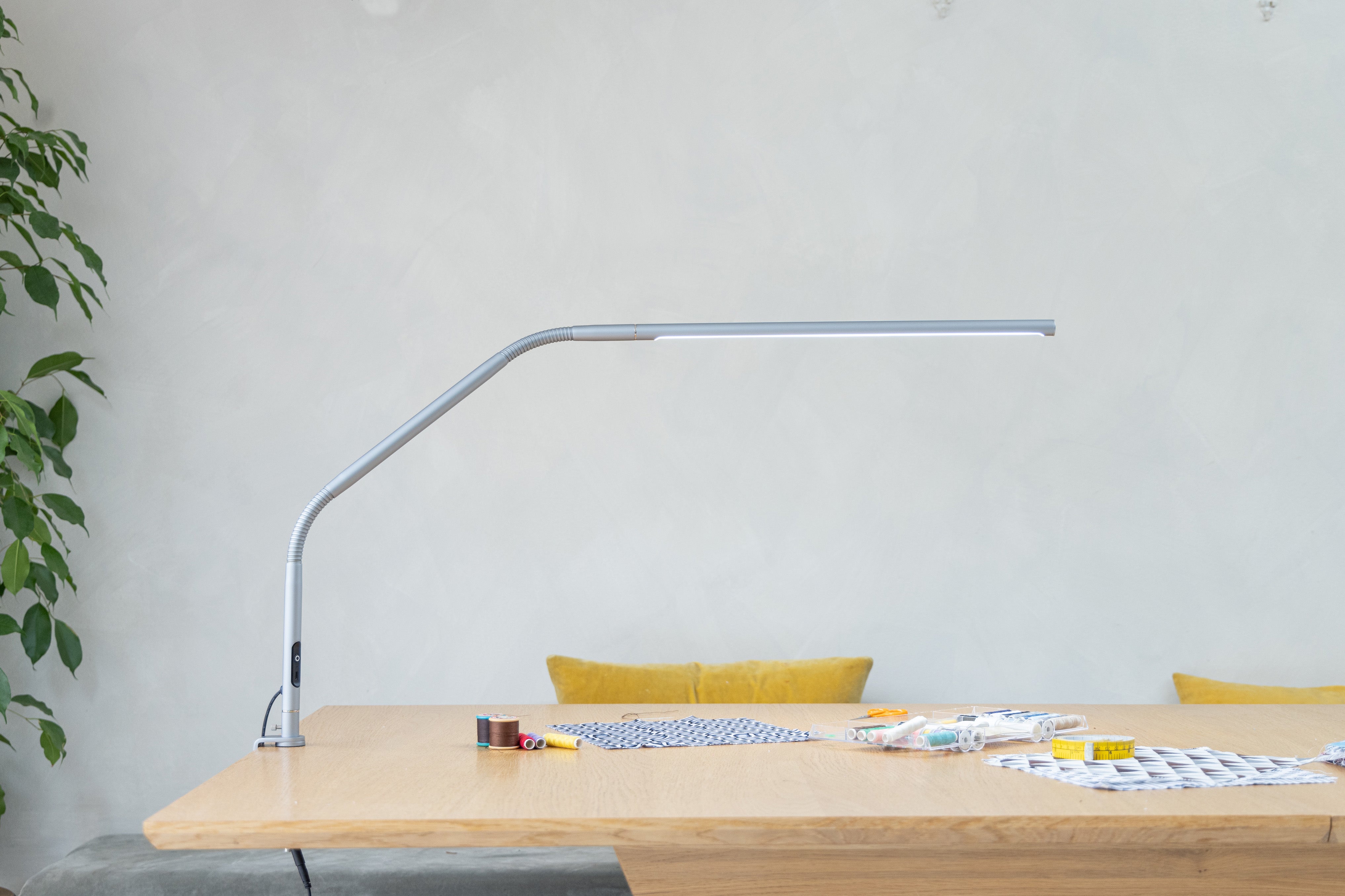 Slimline 4 Table Lamp – Ice Grey – Daylight Company