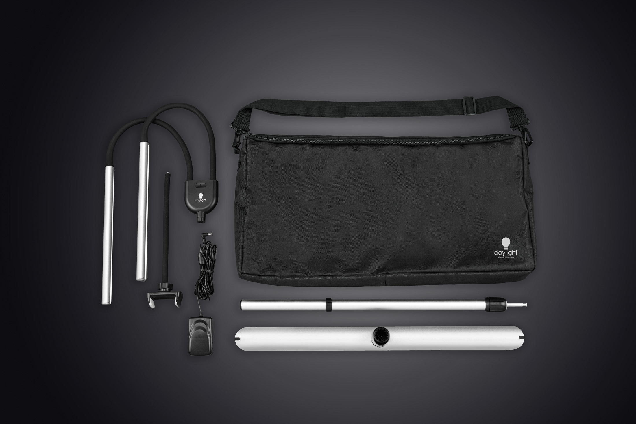 Gemini Packable Dual Light With Stand - The Daylight Company