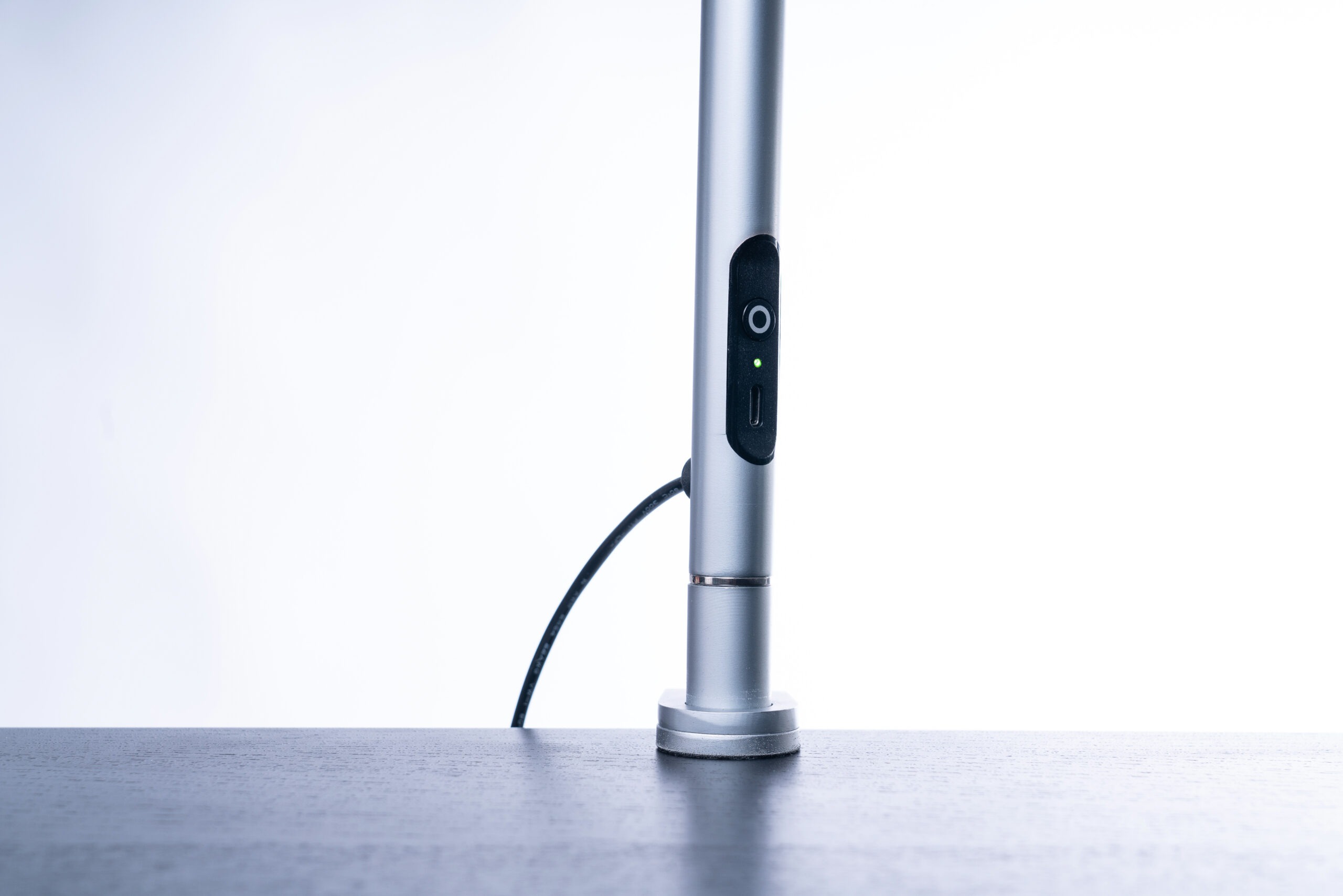 Slimline 4 Lamp – Ice Grey – White Background Image 2