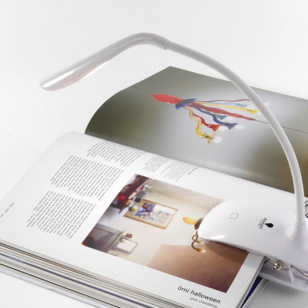 Smart Clip-On Lamp – Book