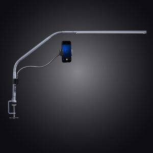 Slimline 4 Table (Ice Grey) + Flexi Phone Holder Bundle